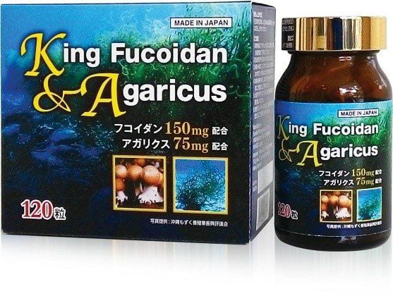King fucoidan & agaricus thực phẩm hỗ trợ ung thư